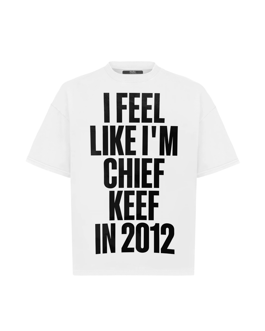 Polera CHIEF KEEF 2012 — Blanca de Frover