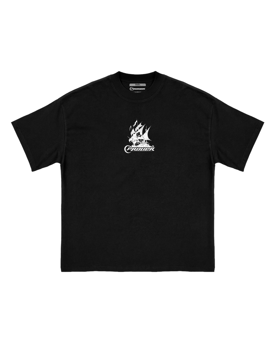 Polera Frover Pirate Bay Black Tee
