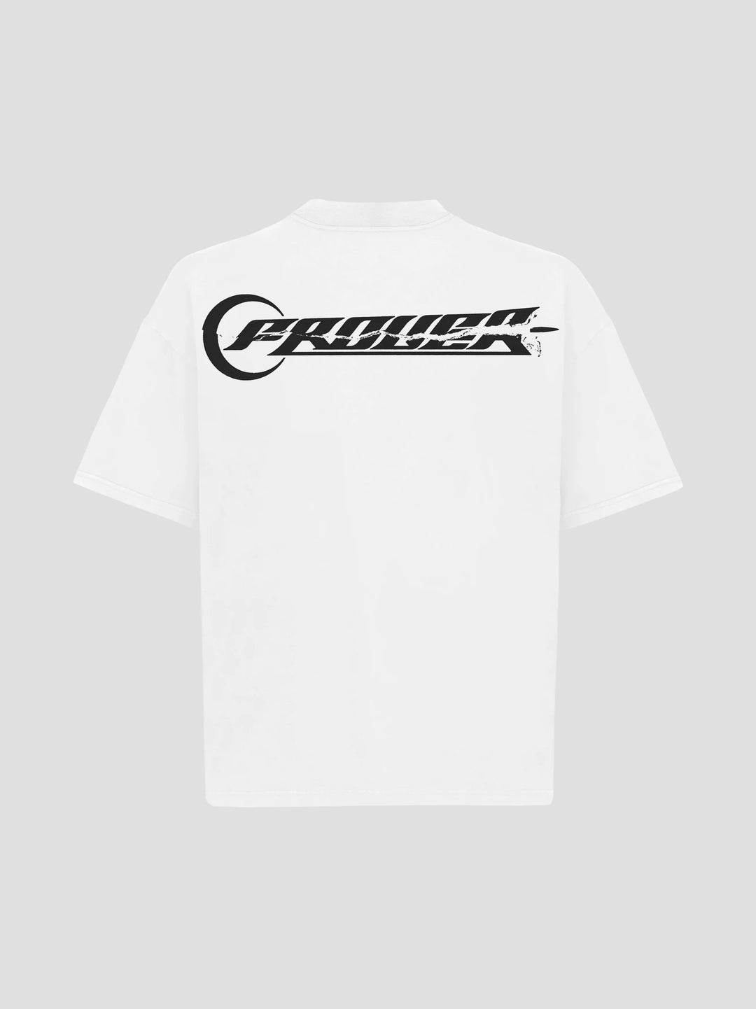 Pierced Logo White Tee