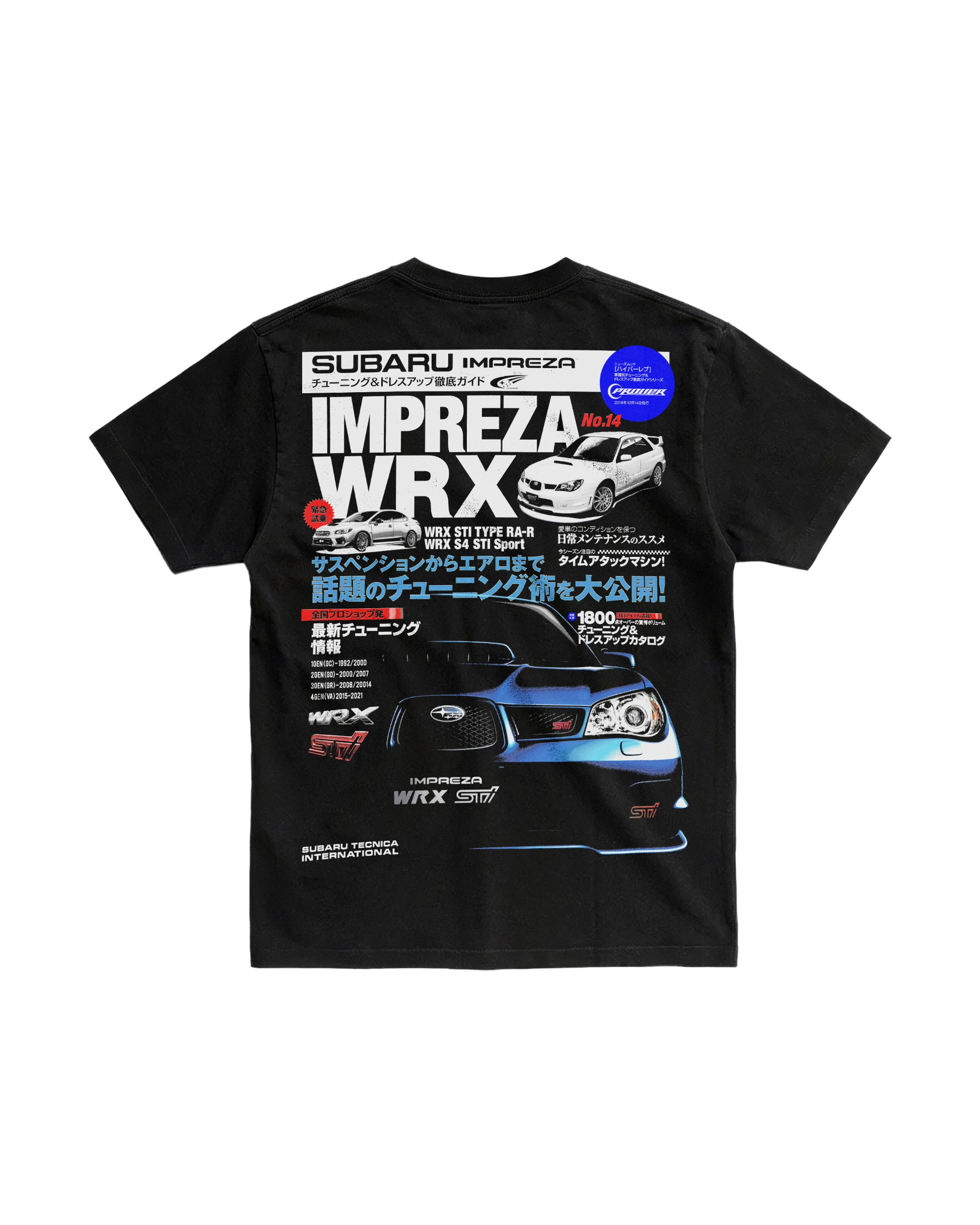 Subaru Impreza WRX Tee (FIT NORMAL) - Frover Streetwear