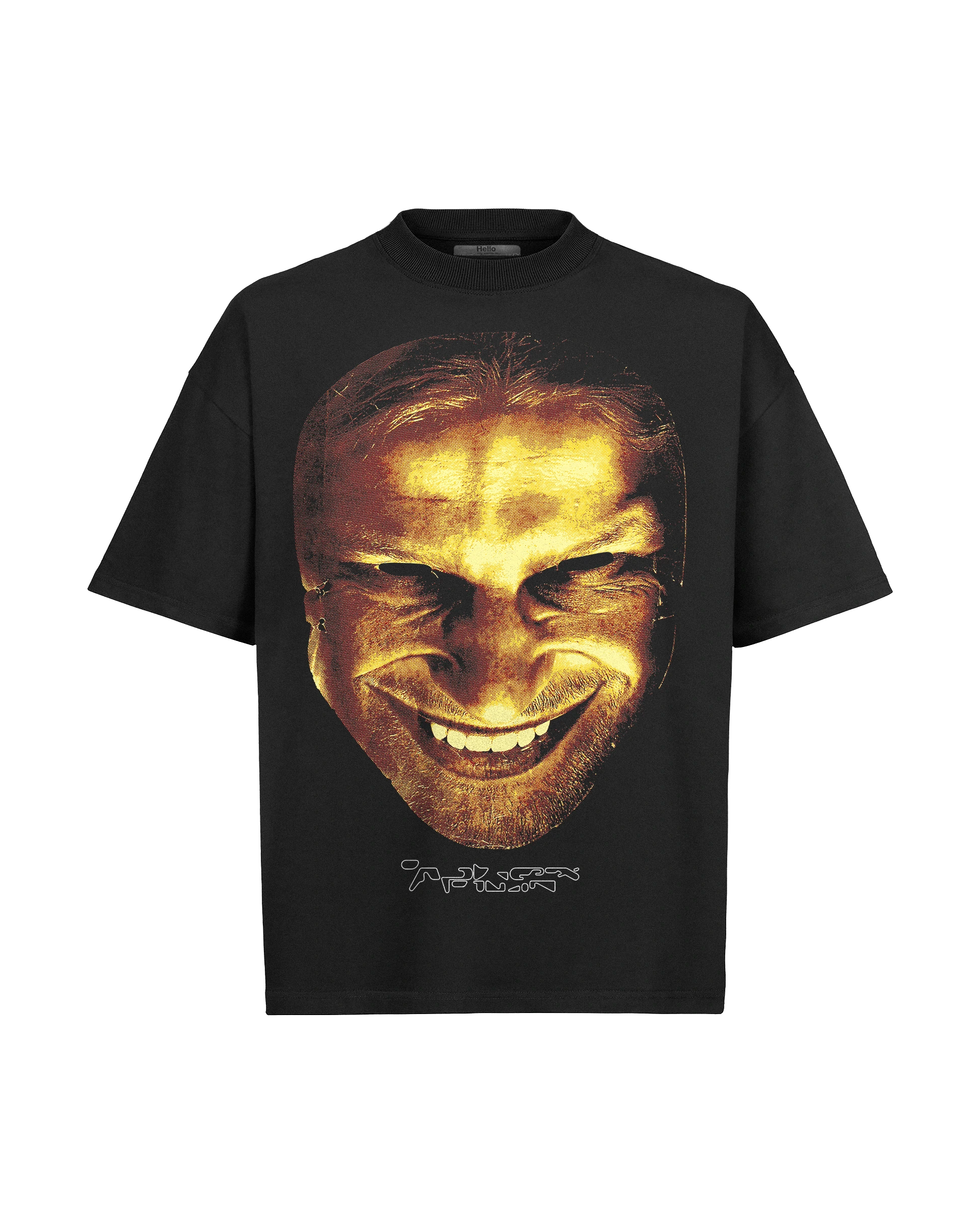 Aphex Twin Face Graphic Tee Black