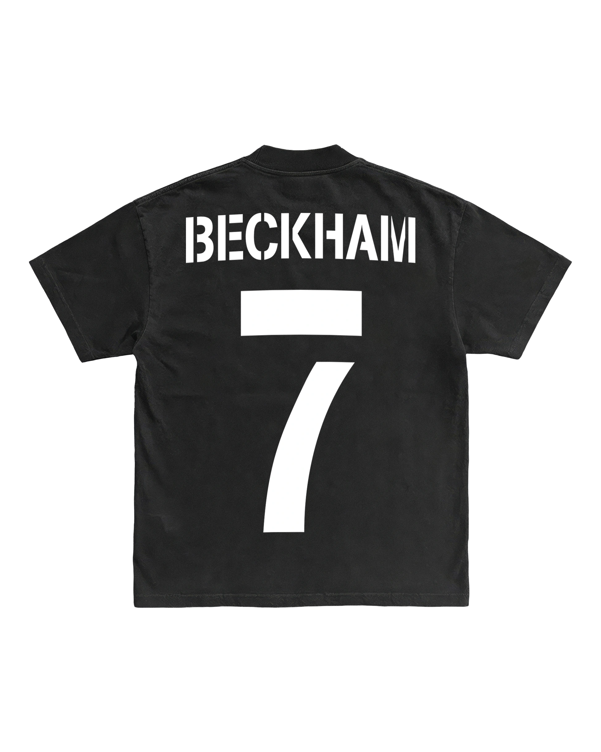 David Beckham 7 Black Tee - Frover Streetwear