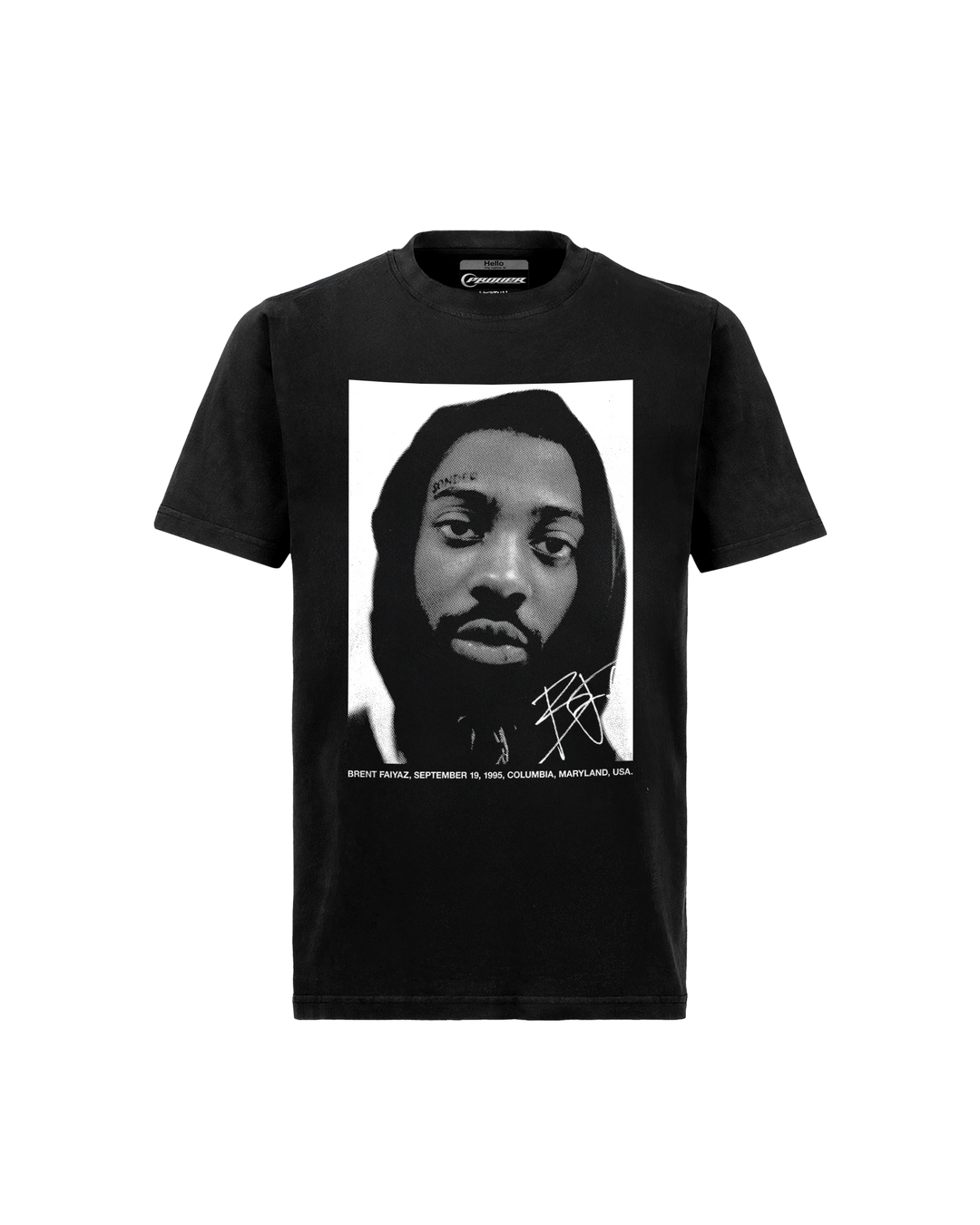 Brent Faiyaz Portrait Tee Black