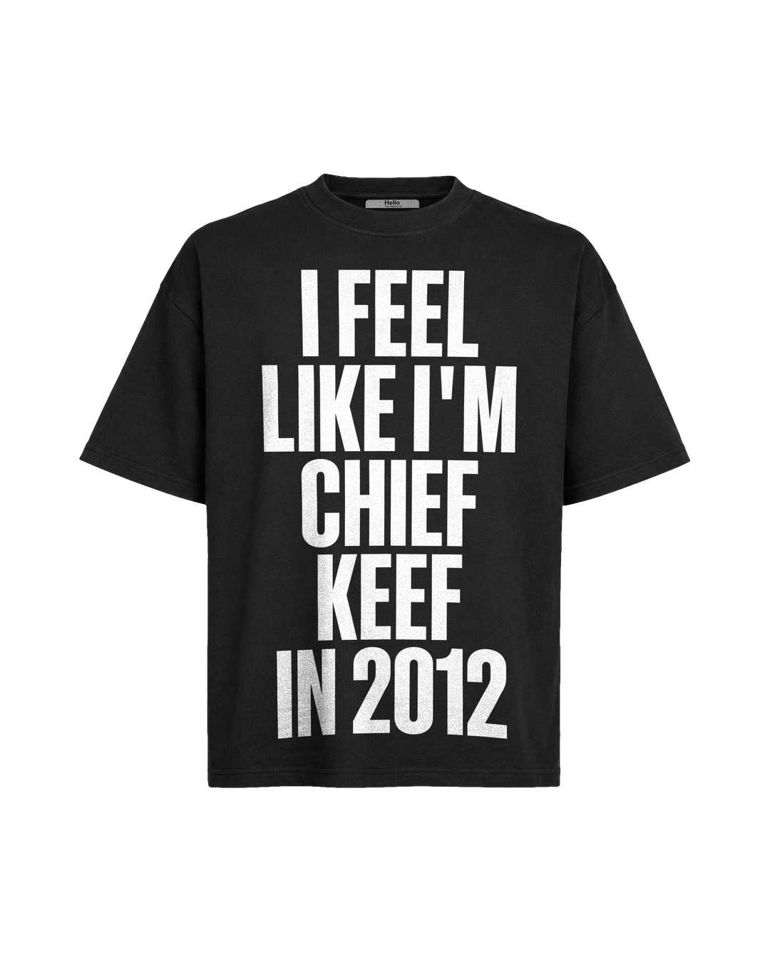 CHIEF KEEF 2012 TEE — BLACK