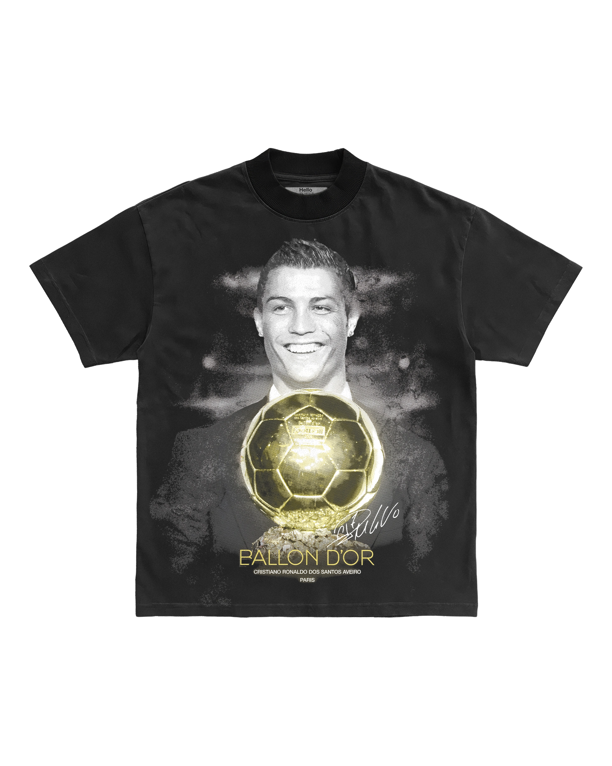 CR7 - BALLON D OR Tee – talla S – Frover – polera