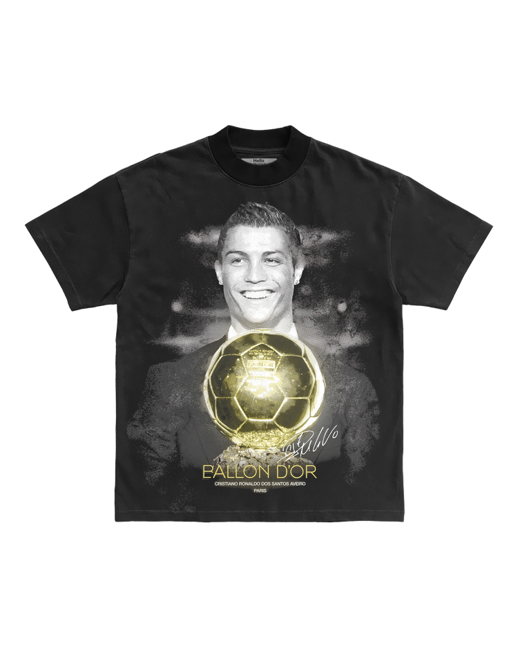 CR7 - BALLON D OR Tee – talla S – Frover – polera