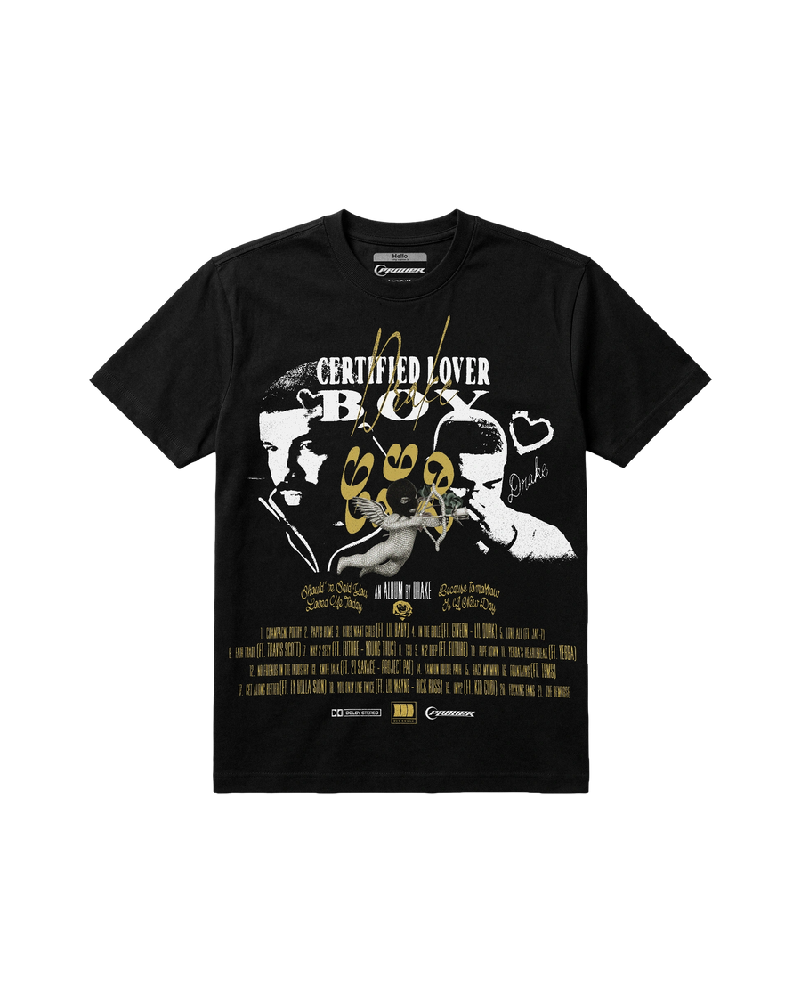 Polera Drake Certified Lover Boy Negra de Frover