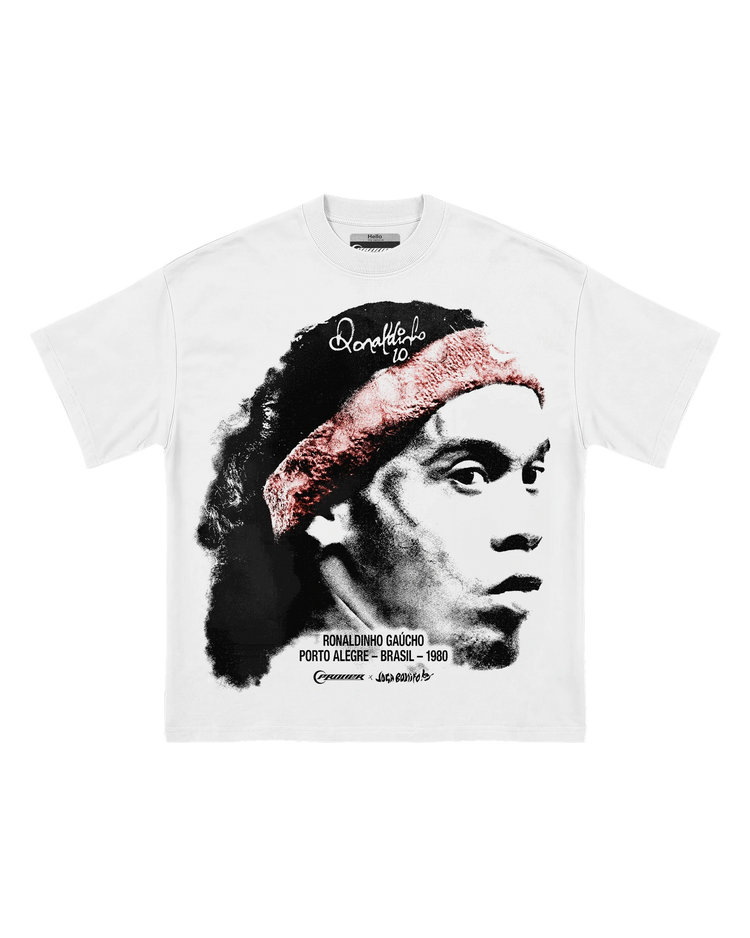 JOGA BONITO R10 WHITE Ronaldinho Tee