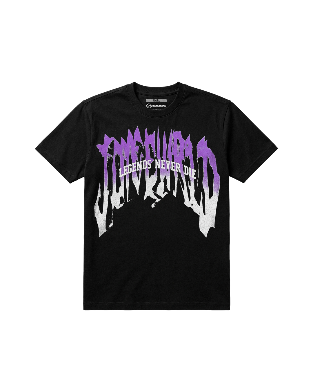 Juice Wrld Legends Never Die Púrpura Tee (FIT NORMAL)