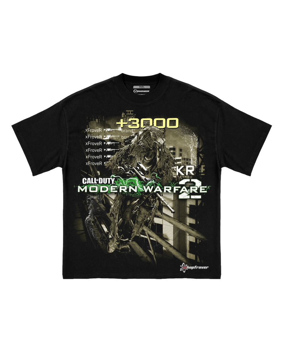 Polera MW2 Highrise Black Tee