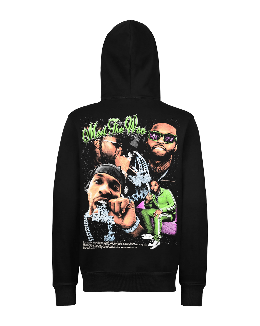 POP SMOKE "MEET THE WHOO" HOODIE (FIT NORMAL) - Frover Streetwear