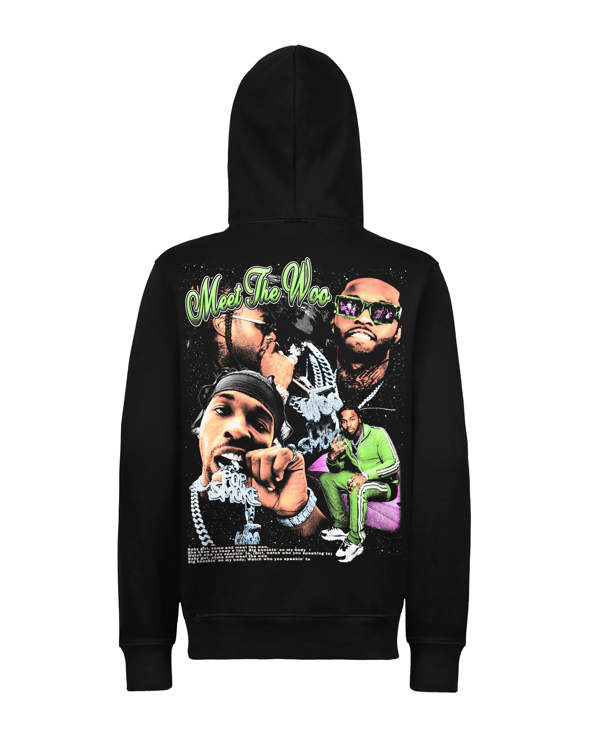 POP SMOKE "MEET THE WHOO" HOODIE (FIT NORMAL) - Frover Streetwear