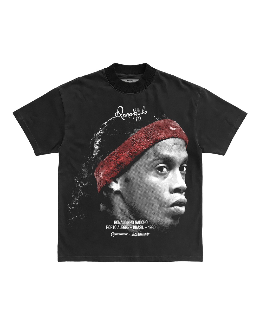 Ronaldinho 10 - Joga Bonito Tee – talla S – Frover – polera