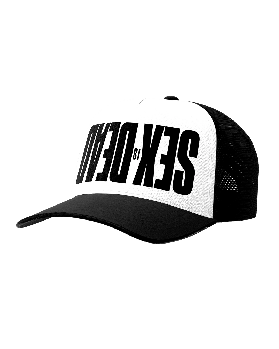 SEX IS DEAD WHITE TRUCKER HAT