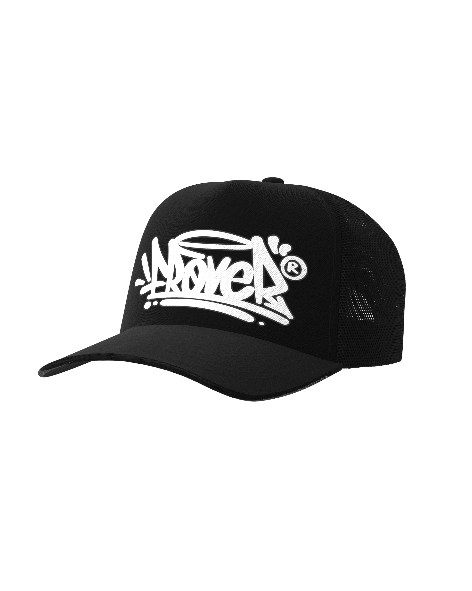 Trucker Hat Tag Solid Negro - Frover Streetwear
